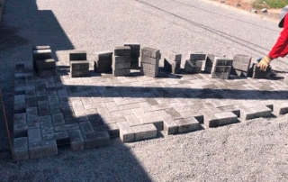 O sistema de blocos de concreto poroso que foi implementado pela prefeitura de Vila Velha (ES) na Barra do Jucu (Foto: Luciano D’Angelo Motta)